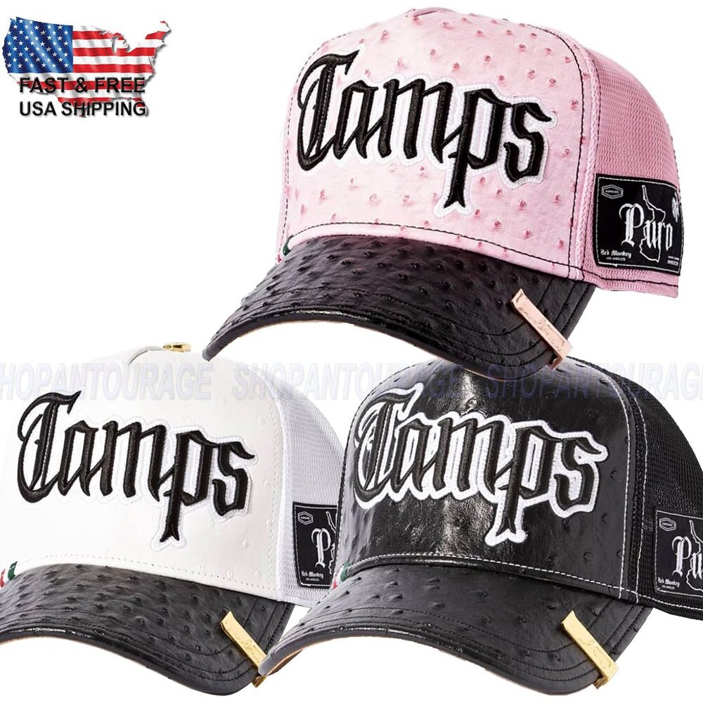 Red Monkey Tamps`24 Ostrich RM1496 New Limited Edition Unisex Trucker Hat Cap